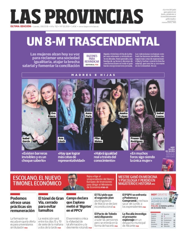 portada lasprovincias diadelamujer